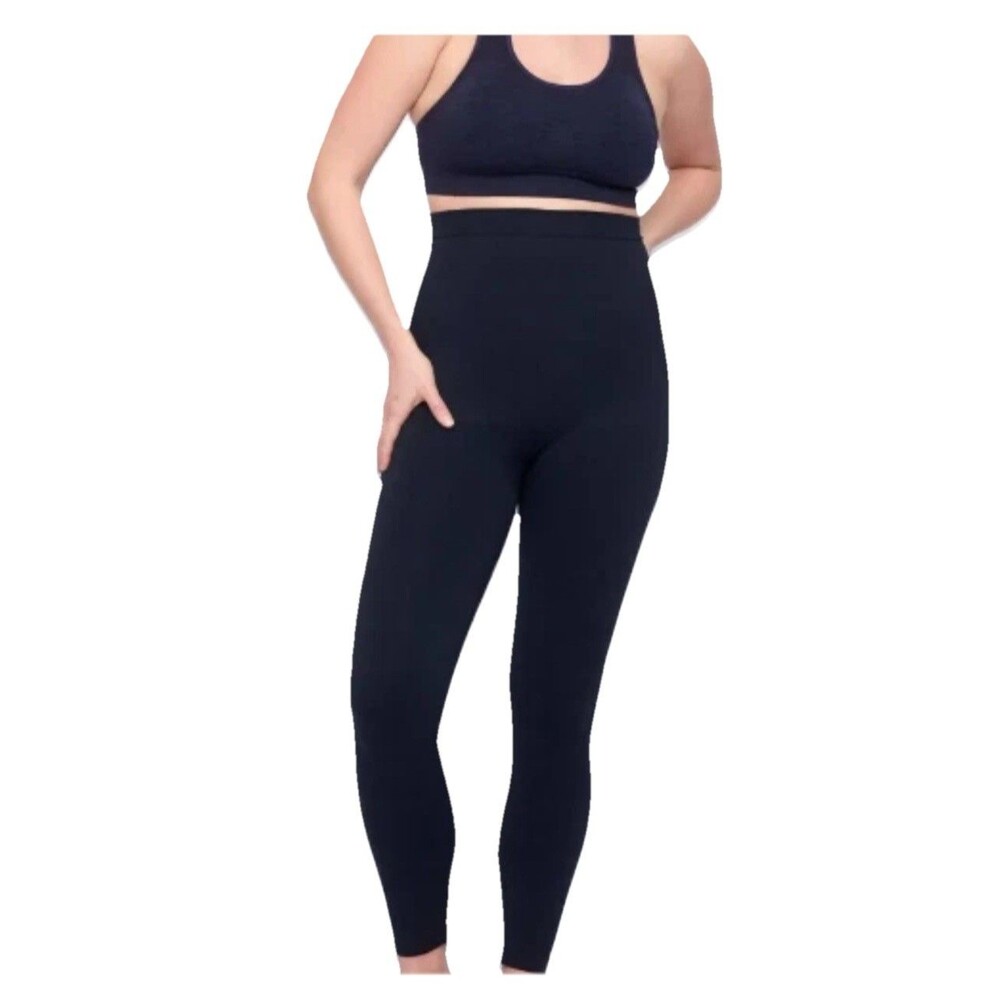 Underoutfit High Waist Shaping Legging Dark Navy Womens Size Large L